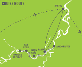 Amazon Gay Cruise Map