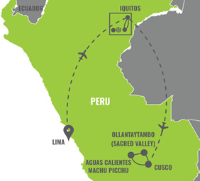 Peru Gay Trip Map