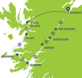 Scotland Gay Cruise Map