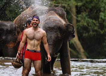 Thailand gay tour - Chiang Mai Elephant Sanctuary
