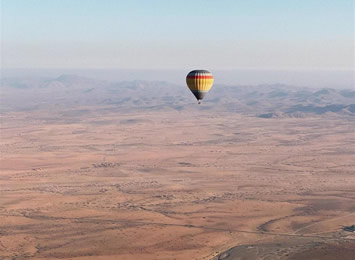 Morocco hot air baloon ride