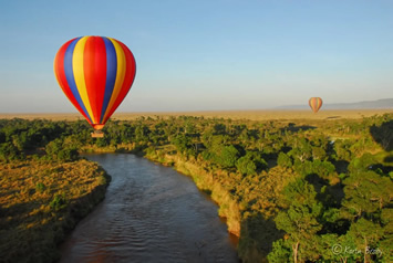 Kenya hot air balloon safari