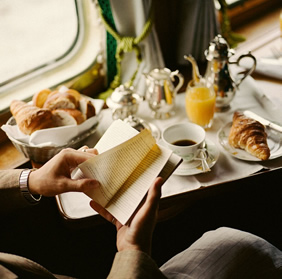Eastern & Oriental Express Train breakfast