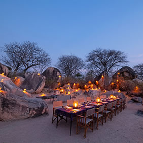 Tanzania gay safari dinner