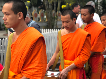 Laos gay tour - Takbat Ceremony