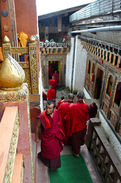 Gay Bhutan Rour - monks