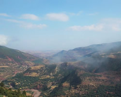 Morocco mountain view