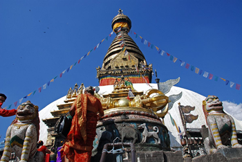 Exclusively Gay Nepal Gay tour - Swayambhunath Stupa